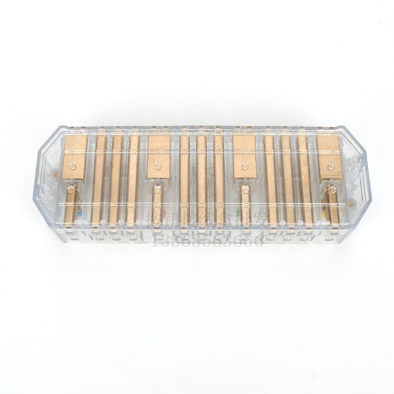 海燕FJ6/HY4L三相四线透明铜螺丝电表能接线盒防误操分线器端子