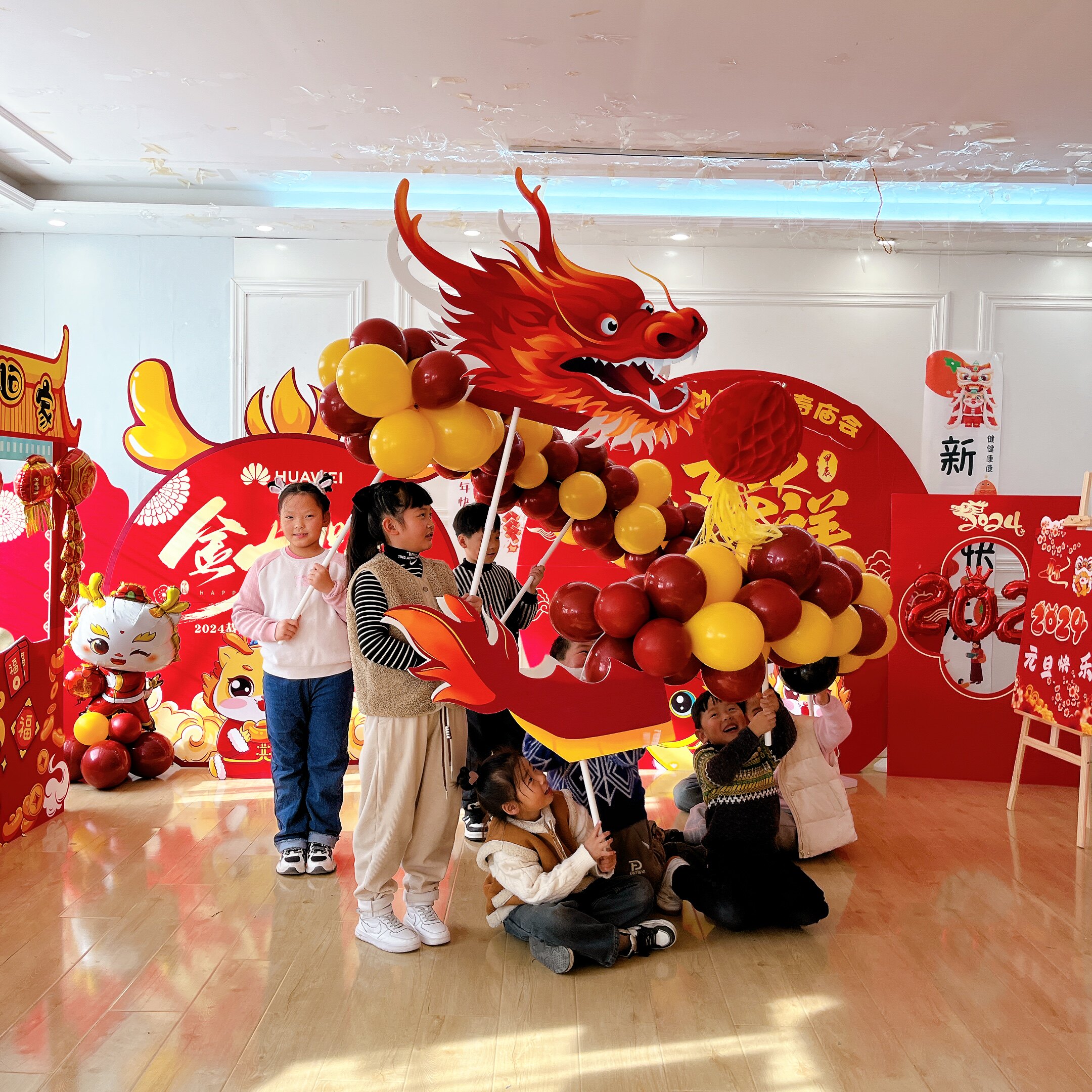 幼儿园运动会入场学校泡泡龙道具节日创意气球舞中秋节游戏立体龙