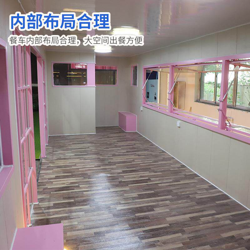 定 制商用双层不锈钢餐车咖啡厅酒吧理发服装店冰淇淋移动快餐车