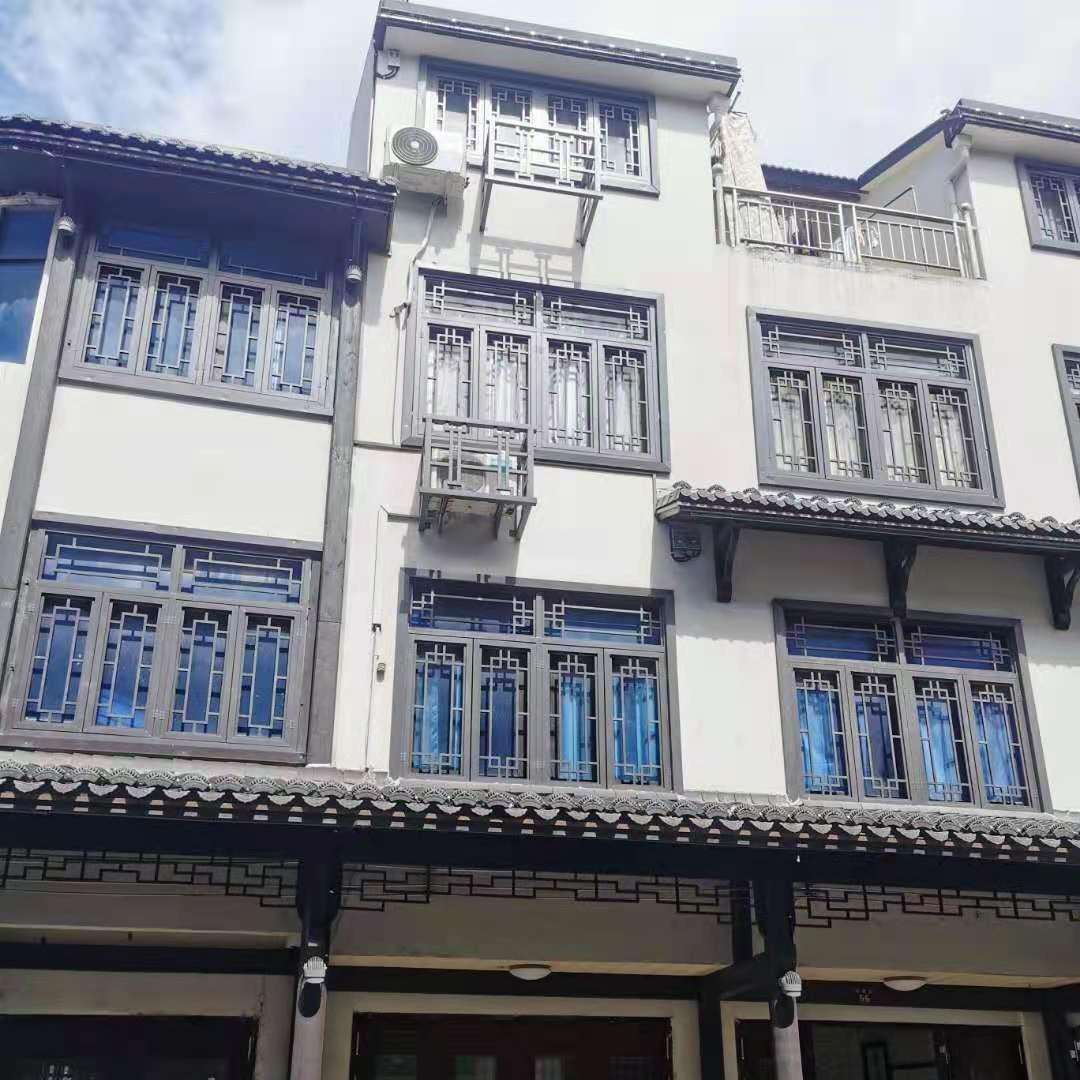 厂家直销铝合金锌钢仿古防盗窗花格新中式铝艺防护窗花阳台窗