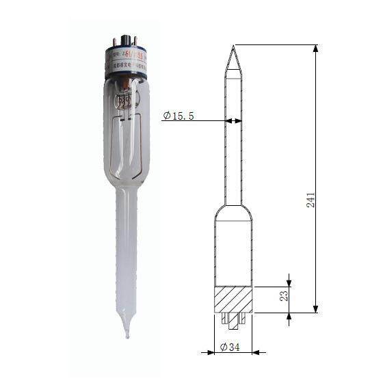 供应成都正华ZJ-51型玻璃热偶真空规管 厂家现货零售