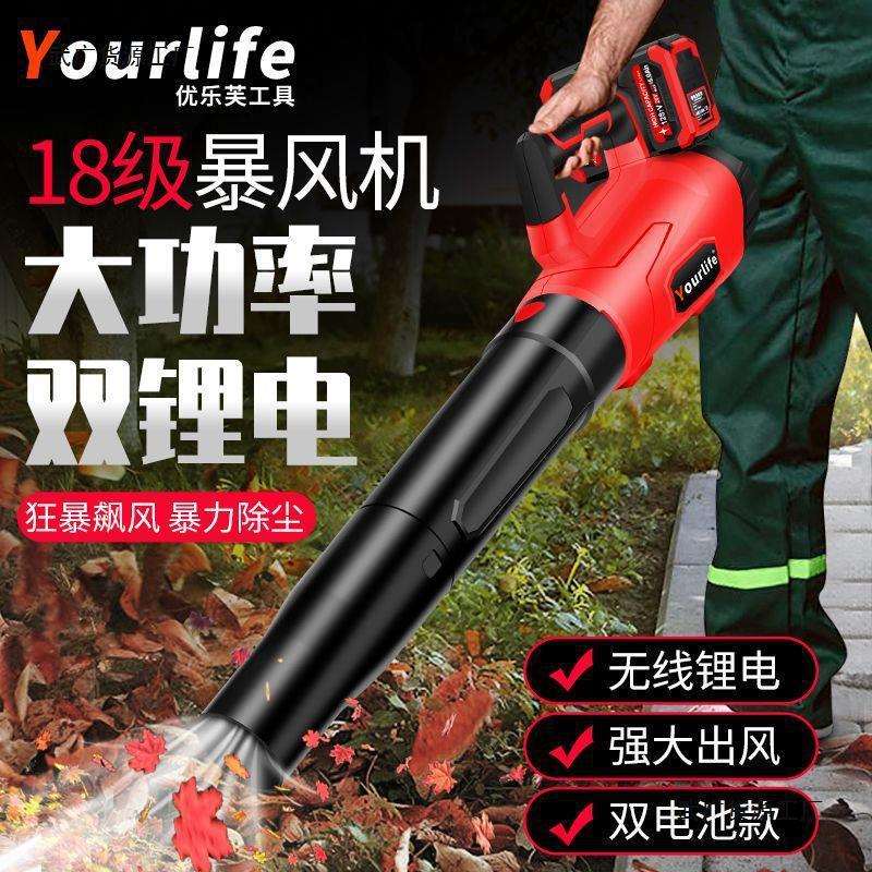 吹风机无刷进口锂电40V电动树叶大风力充电除尘清扫马路鼓风机