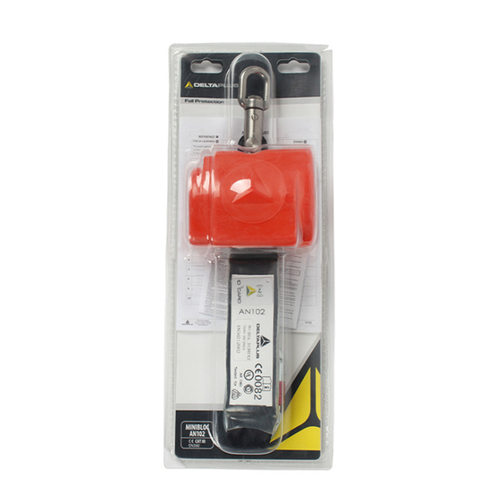 代尔塔505102收缩式速差防坠器缓冲器2.5米坠落制动器