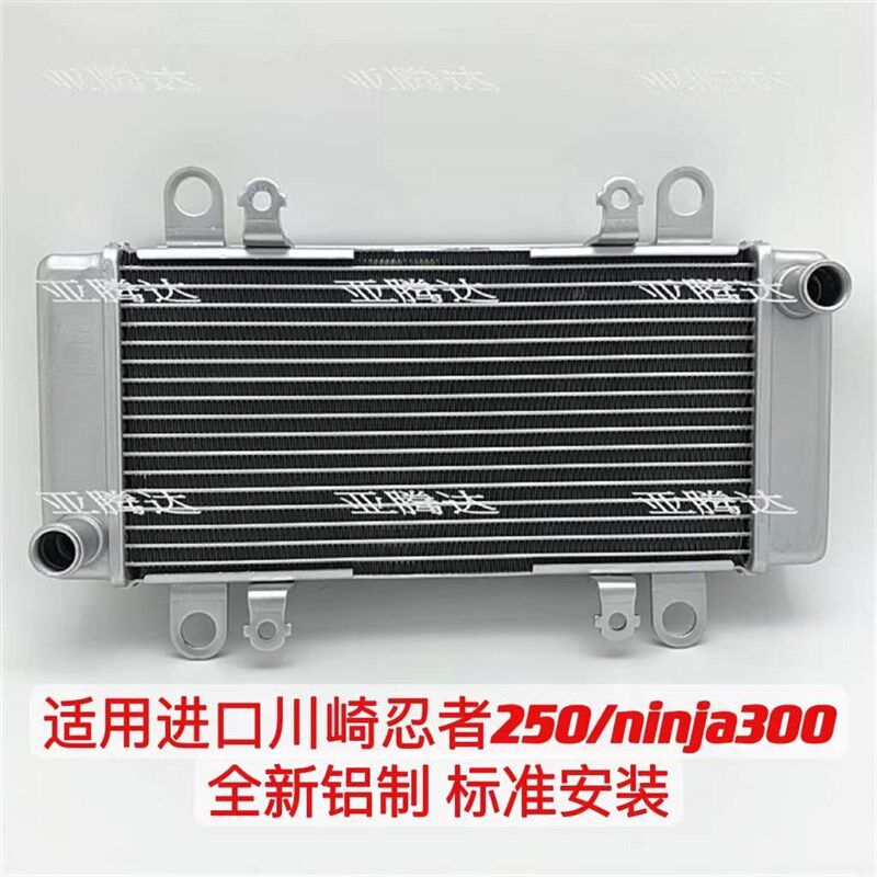 适用于川崎小忍者250/Ninja300 忍者300 08-17年 水箱总成 散热器