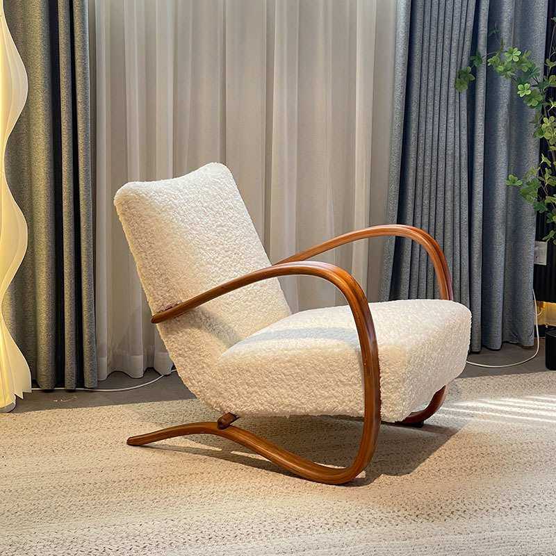 中古风休闲椅设计师款复古布艺单人沙发扶手靠背躺椅阳台客厅单椅,玩具/童车/益智/积木/模型,垂直悬浮玩具,淘宝优惠券,粉丝福利购,淘宝优惠卷