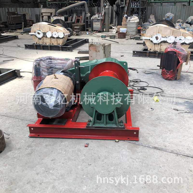 电磁制动钢丝绳卷扬机 快慢调速JkJM拖拽卷扬机 水利矿用液压绞车