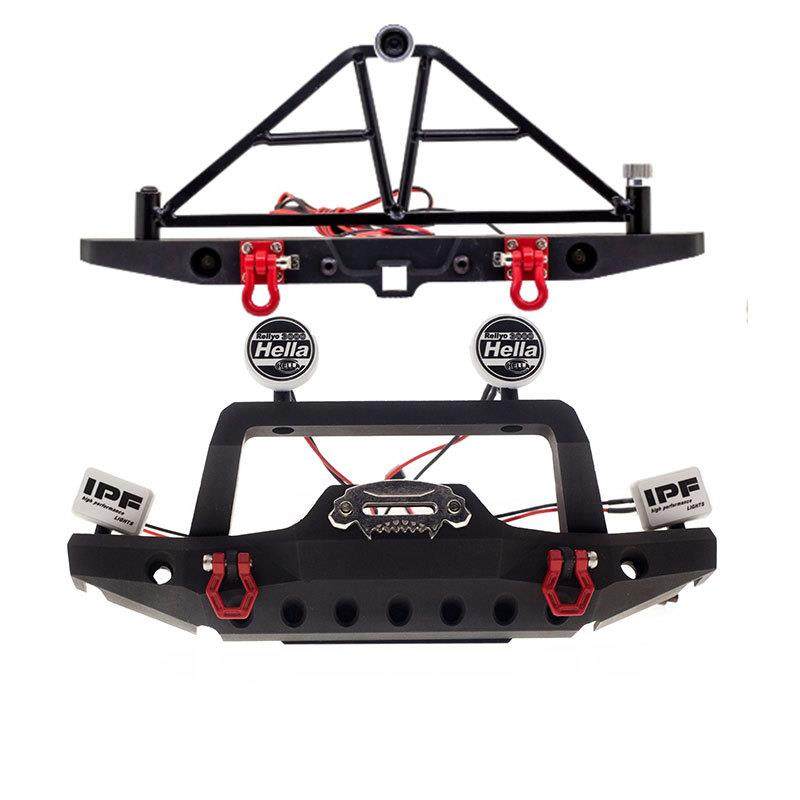 1/10攀爬车金属保险杠TRX4SCX-1090046防撞杆骑士前后杠