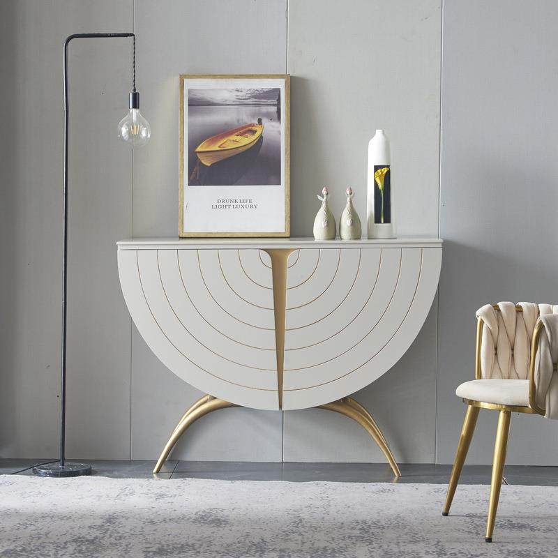 至高美轻奢半圆玄关柜意式高端玄关台现代入户过道走廊装饰柜,电子元器件市场,其它元器件,淘宝优惠券,粉丝福利购,淘宝优惠卷