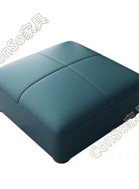 工厂CSP3轻奢网红脚踏沙发单个延长放脚凳贵妃榻沙发凳方形可