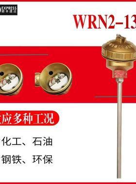 WRN2-130F耐腐热电偶双支精准测温K型应用广泛耐高温不锈钢