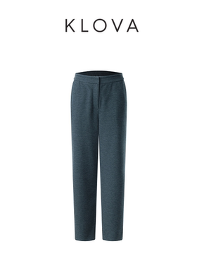 【KLOVA】春秋鸽羽灰直筒裤  KT7213(UN)