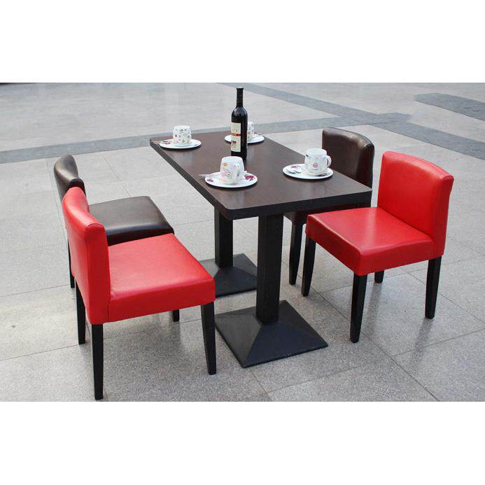 实木铁艺咖啡厅桌椅奶茶店甜品店西餐厅桌椅茶餐厅餐桌椅组合套装