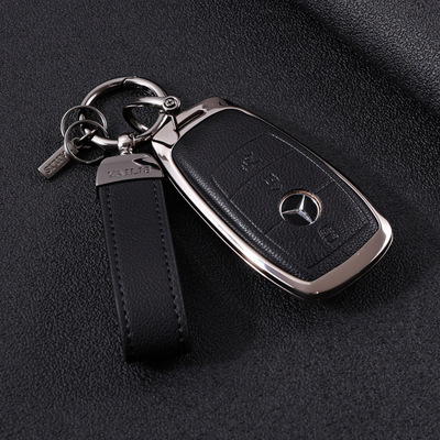 适用奔驰c260l钥匙套e300l壳glc3