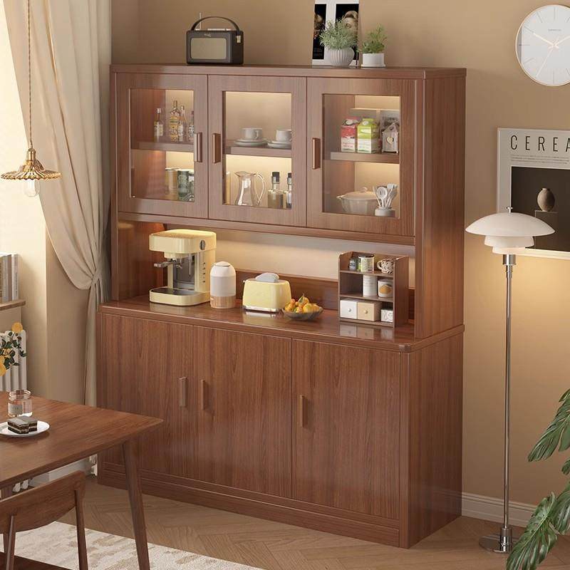 客厅餐边柜现代简约靠墙一体置物柜厨房柜子储物柜2025新款酒柜