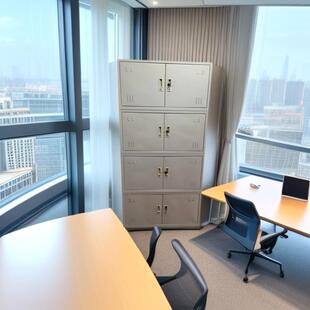 学生宿舍换衣柜铁皮柜加厚钢制员工更衣柜8八门储物柜鞋柜带锁