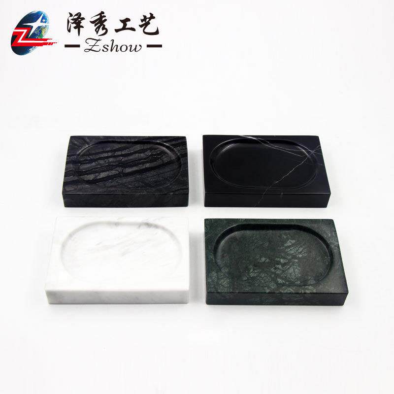 简约创意大理石皂碟家用香皂盒高档浴室肥皂盒酒店软装摆件新款