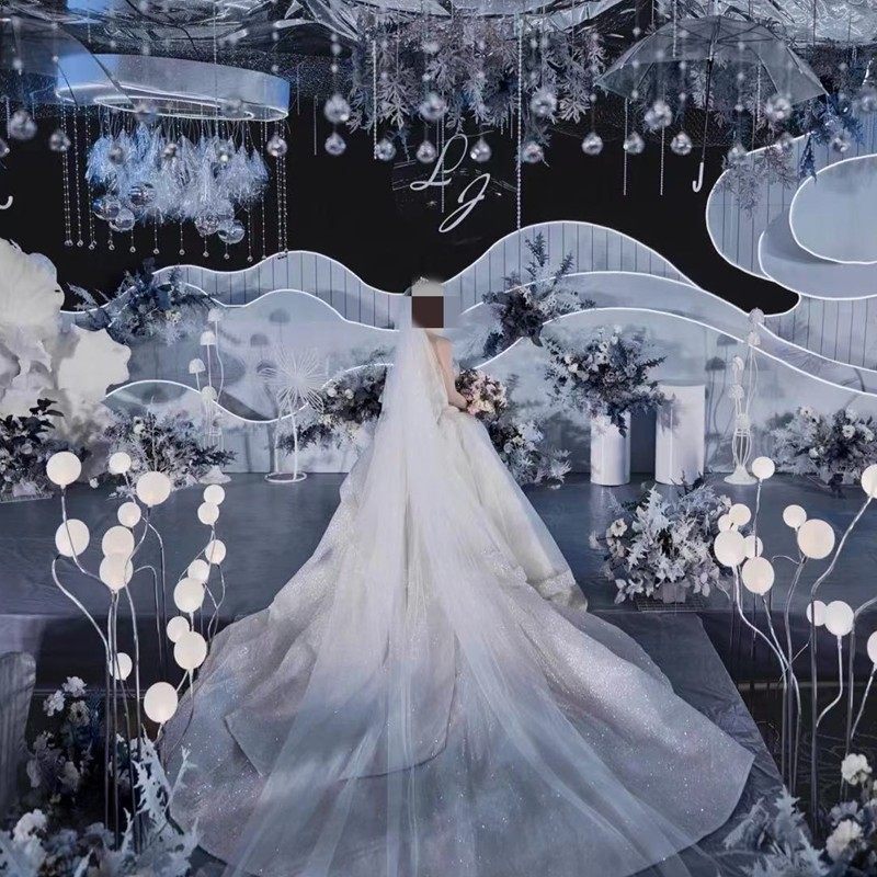 婚庆道具金属软管奶白圆球龙珠路引灯舞台布置摆件婚礼现场装饰草,节庆用品/礼品,路引,淘宝优惠券,粉丝福利购,淘宝优惠卷