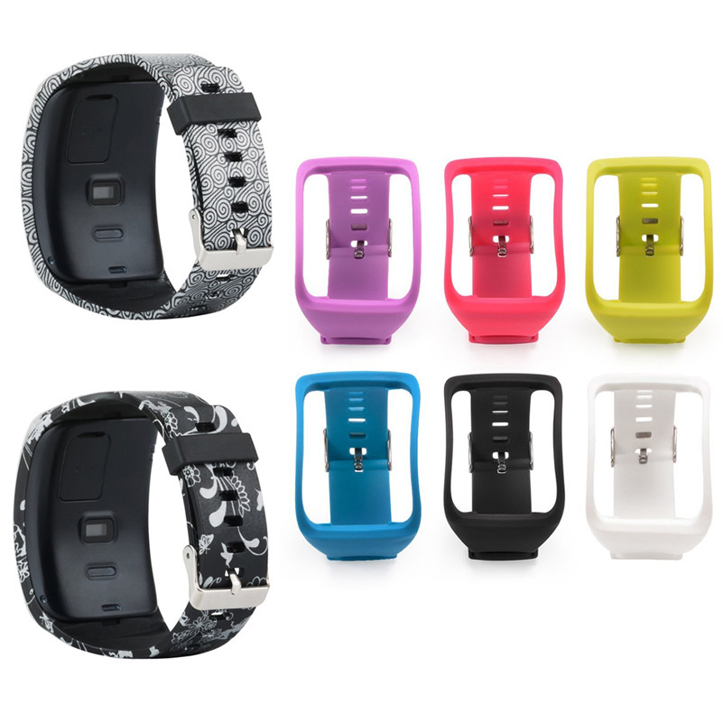 适用于Samsung三星S SM-R750智能手表替换表带运动男女腕带硅胶