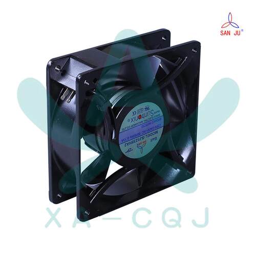 SJ1238HA2三巨12038全金属框叶220V 0.13A滚珠插片大风压散热风扇