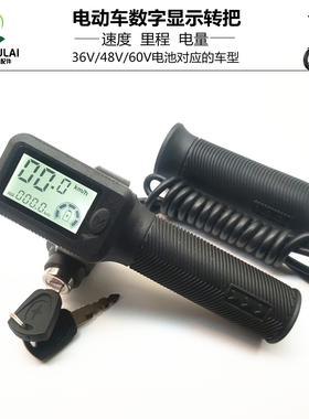 折叠车锂电转把车头油门带锁调速钥匙仪表适配英格威 正步 GFORCE