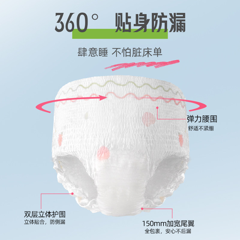 植护 蜜桃女性桃气卫生裤 安心裤 S-M码 2片/包*2包