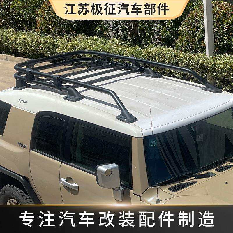 跨境行李架适用酷路泽承重车顶汽车FJ原厂款铝合金框越野