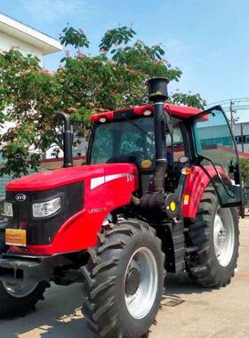 东方红大LX16轮04式拖拉机型高配四驱犁地AJZ旋耕机用耕家地机大