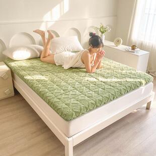学宿生舍床垫冬睡季保暖软垫家Fh(h(b*&垫用加绒褥子单人垫被榻榻