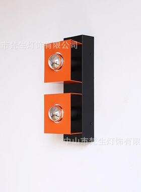 中古豪斯客厅背景墙双头壁灯创复古灯in64530s卧室书房餐厅意过包