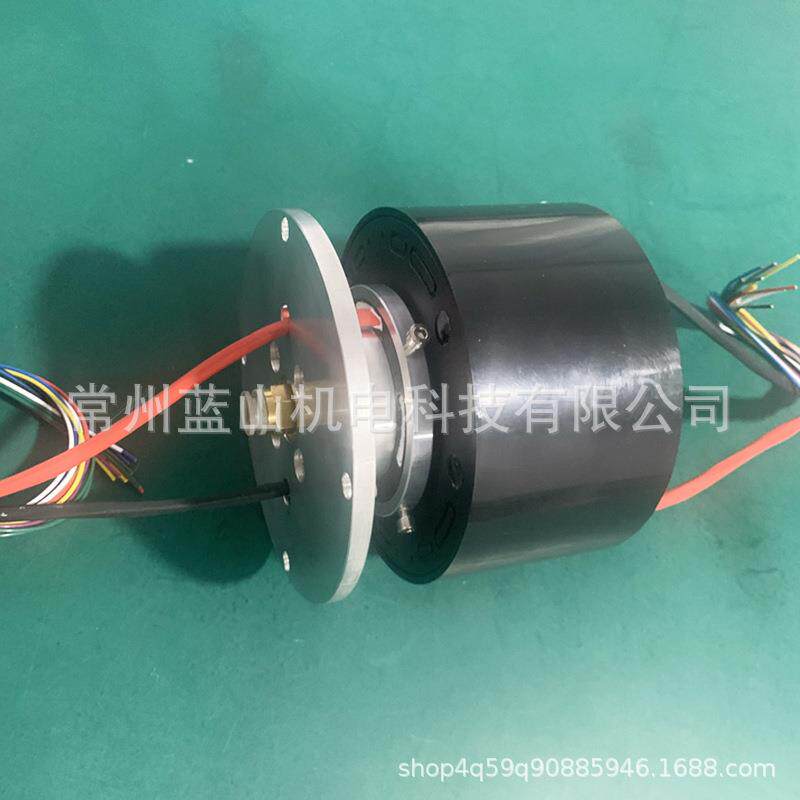 厂家加工法兰安装滑环集电环高速大功率传输结构紧凑旋转接头滑环