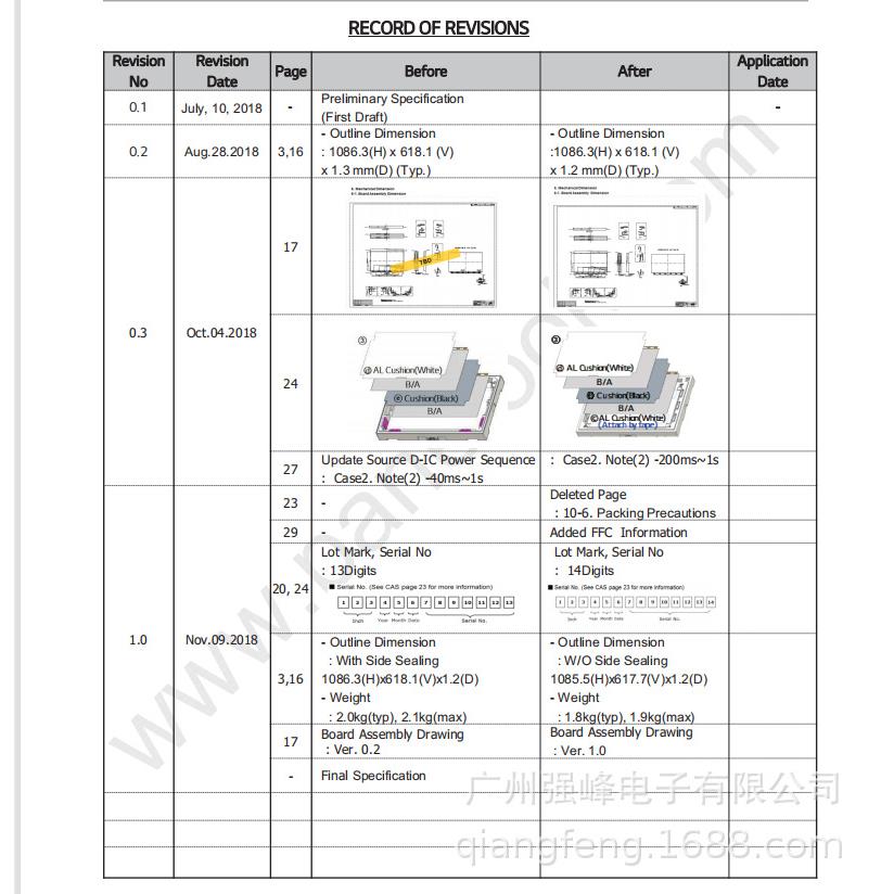 LC490EQ9-SMA1原装LG49寸高清液晶玻璃显示屏商用