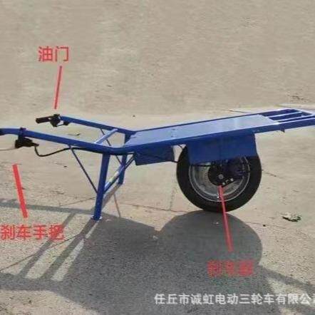 农用电动鸡公车电瓶手推车爬坡独轮车小推车加工劳动车工具车