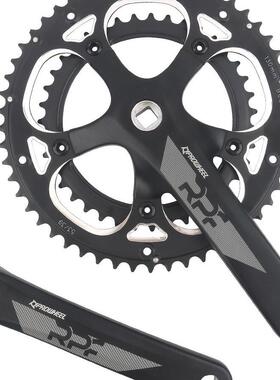 浩盟proweel方孔牙盘曲柄130BCD53T 2×10速9速RPF公路自行车牙盘