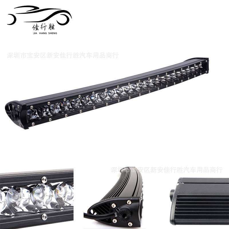 汽车led长条灯 42英寸汽车led工作灯 弧形长条灯车灯改装车顶射灯
