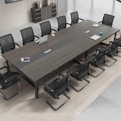 会议桌长简约办公现代桌椅组合桌YS-09194议室培训长条会作桌子工