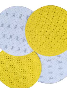 跨境热卖225mm黄色多孔白刚玉砂纸墙面拉绒植绒抛光油漆腻子打磨