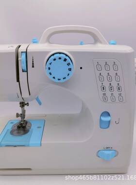 58A锁用边家迷你多功全自0动插电使用吃74605厚款能缝纫机拷边机