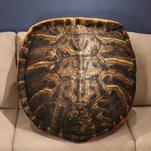 仿真乌龟壳抱中天乐枕可穿玩偶毛定绒玩搞怪王八壳背靠垫心闺蜜礼