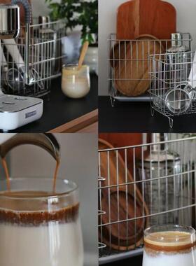 不锈钢纳多筐收收纳篮网筐置能物篮厨F98TTJ58房功砧板菜板放置架