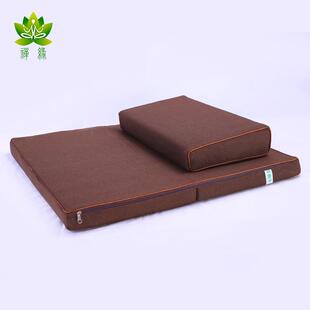 椰棕禅修垫打堂垫家想用1-005折叠金刚跪坐拜冥垫佛方形莲花刺绣