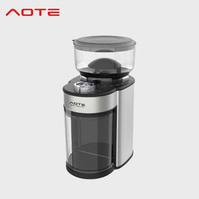 AOTE全自动咖啡豆研磨机小型咖啡磨豆机电动不锈钢coffee grinder