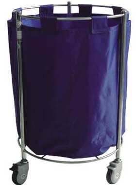 南京华瑞 不锈钢污物车B441 Ⅰ型 Φ588×910 圆桶式