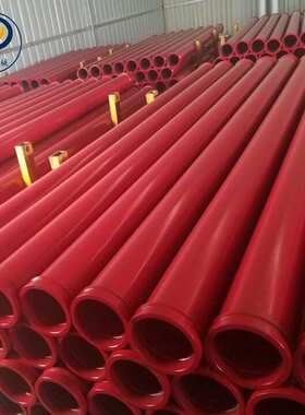 高压地泵直管 dn125-3米混凝土输送砼泵管道 河北泵管生产厂家