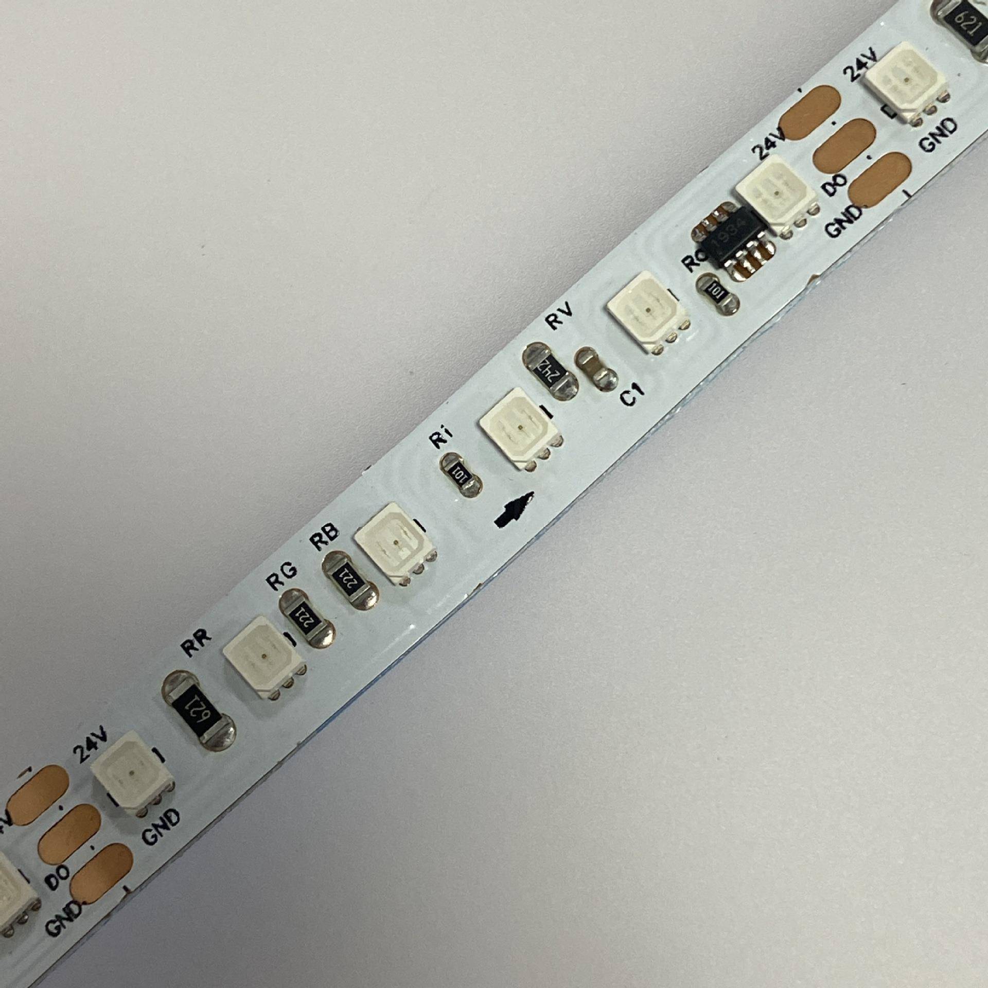 24V 2835 RGB 120灯 8mm幻彩灯带