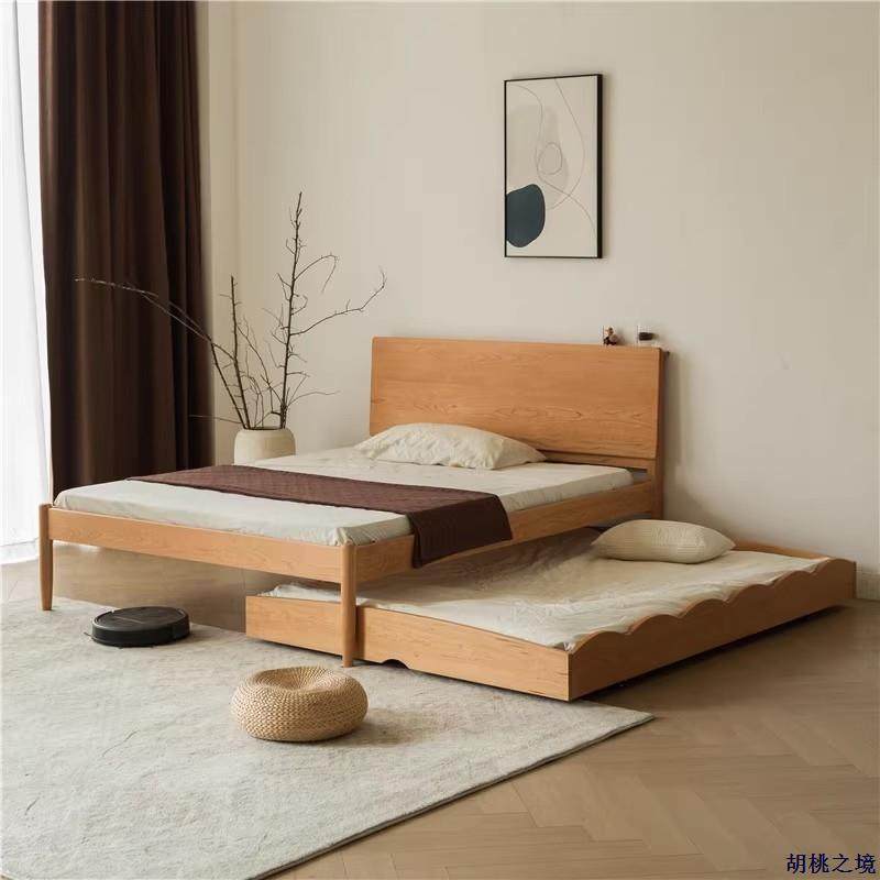 樱桃木子母床小户型全实木拖拉床可升降高低床宝宝儿童床多功能床,玩具/童车/益智/积木/模型,毛绒/玩偶/公仔/布艺类玩具,淘宝优惠券,粉丝福利购,淘宝优惠卷