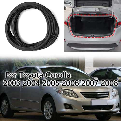 适用卡罗拉Corolla02-08密封条后备箱尾门橡胶密封条64461-02070
