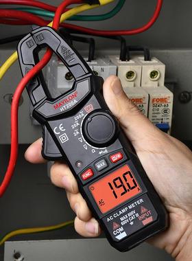 麦仪龙数字钳形万用表钳表电流表钳形表HT200A/B电容测量智能跨境