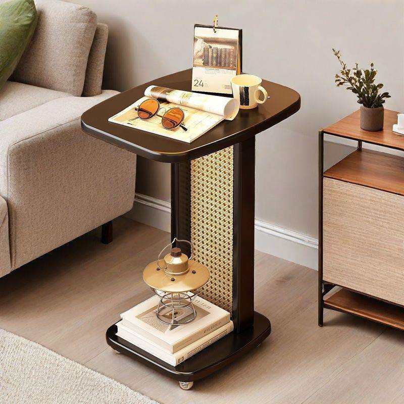 可移动复古茶几桌客厅双层小桌子沙发边几现代简约茶桌卧室床边桌,电子元器件市场,其它元器件,淘宝优惠券,粉丝福利购,淘宝优惠卷