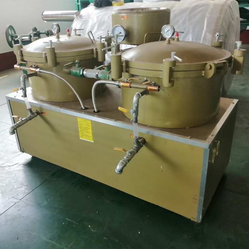 双筒气压滤油机花生油菜籽油过滤器 自动加热毛油过滤机