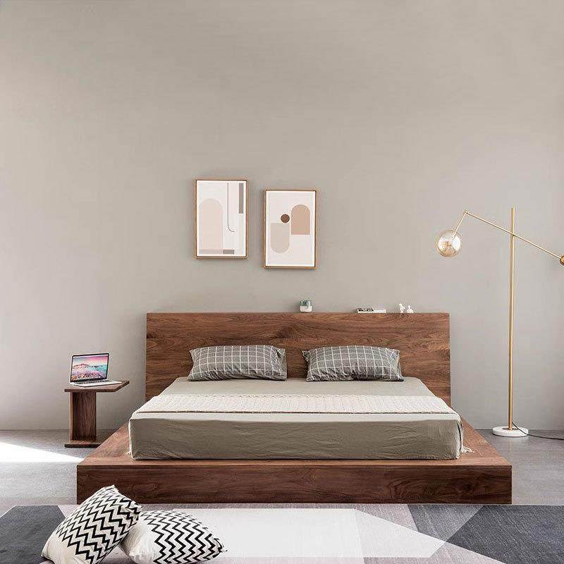 北欧简约落地大床日式现代榻榻米硬靠单双人床黑胡桃木地台床,玩具/童车/益智/积木/模型,毛绒/玩偶/公仔/布艺类玩具,淘宝优惠券,粉丝福利购,淘宝优惠卷